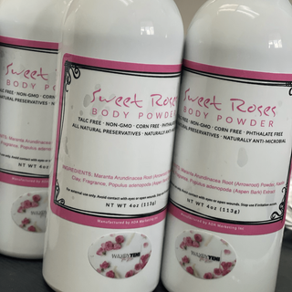 Sweet roses body powder