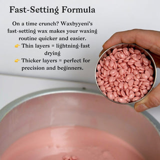 WAXBYYENI The Rose PINK CREAMY HARD WAX 40LBS