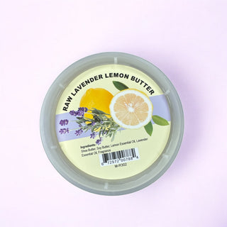 Raw lavender lemon butter