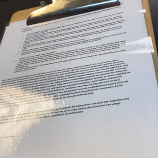WAXING CONSENT FORM FOR BUSINESS