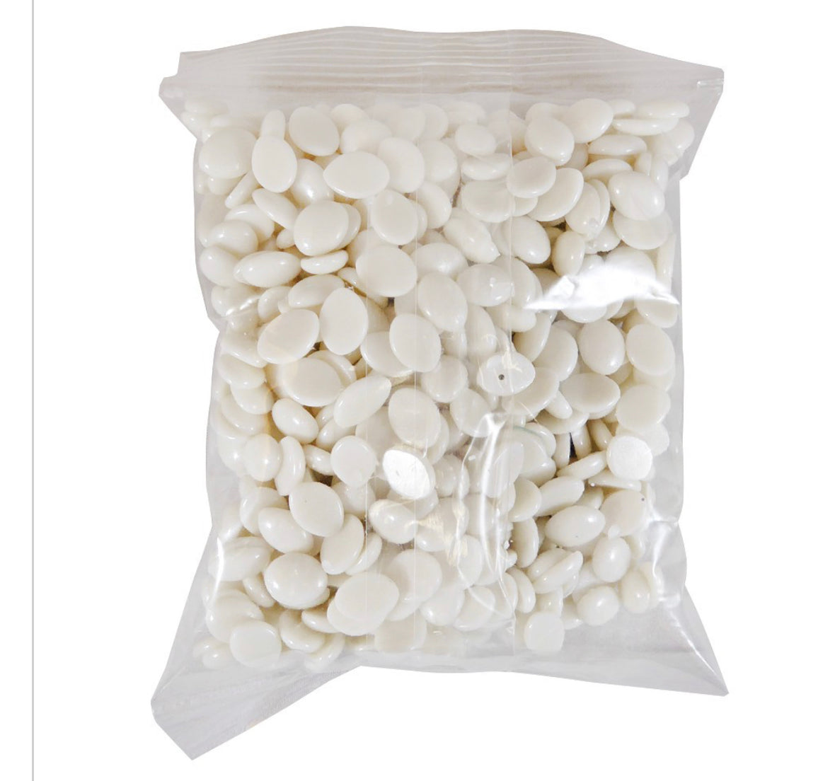 POLYMER BLEND PREMIUM LUXURY HARD WAX BEADS RUSSIAN PEARL 3.5 OZ / 100 G