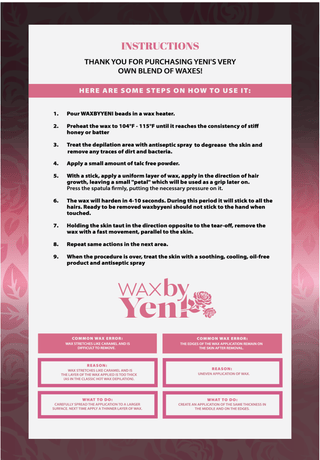 Waxbyyeni The rose-pink creamy hard wax 5Lbs
