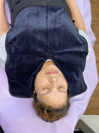 Facial Microfiber Towel Blue