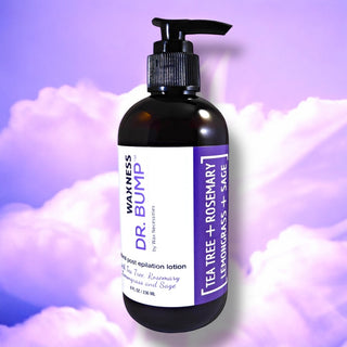 Dr. Bump Natural Pre-Post Waxing Kit – Lotion + Hydrophilic Non-Clogging Oil | 8 fl oz + 4 fl oz