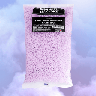 SPA CHOICE PURPLE JASMINE DEMI CREAMY NO ROSIN HARD WAX BEADS 2.2 LB / 1 KG