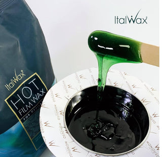 Example of ItalWax Azulene — Film Hard Stripless Wax Beads