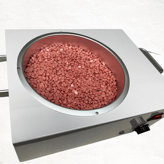 Top of Professional Wax Warmer (10 LBS) with wax inside
