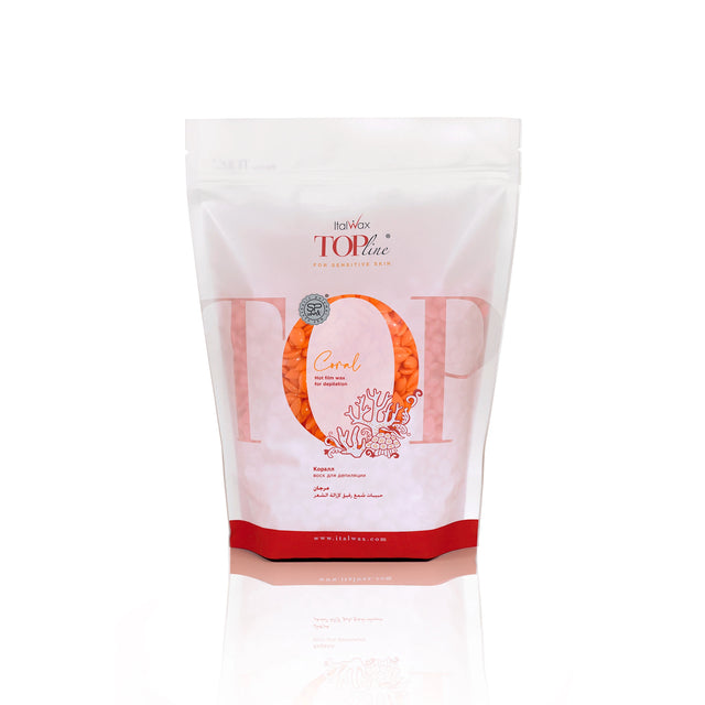 Wax bag of Top Line Coral — Hard Wax Beads