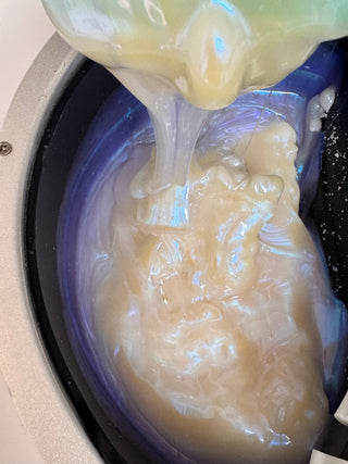 Example of Waxness Blueberry Milk Thermochromic Rosin-Free Hard Wax
