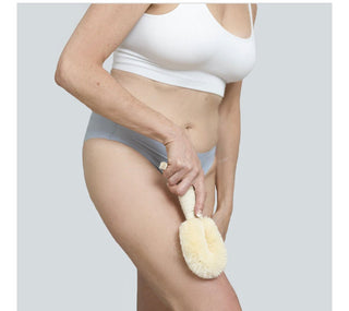 Woman holding a Dry Brush 