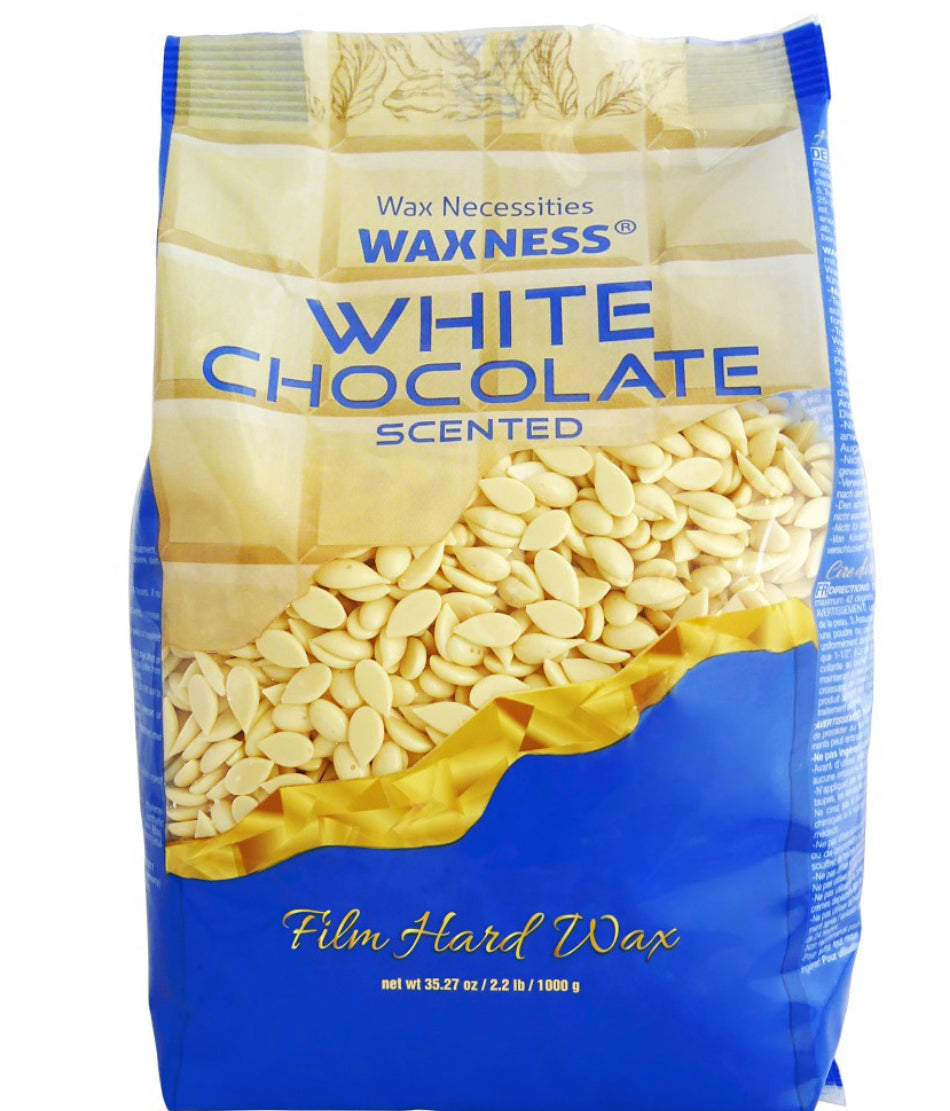 WHITE CHOCOLATE FILM HARD WAX BEADS 2.2 LB / 35.27 OZ