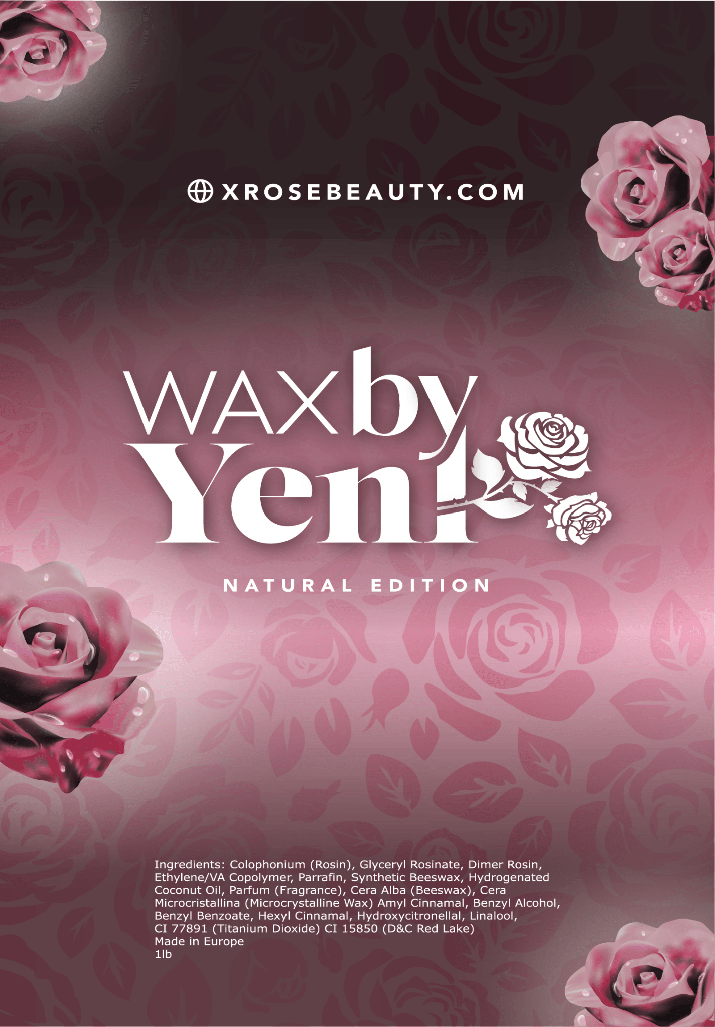 Waxbyyeni The rose-pink creamy hard wax 5Lbs