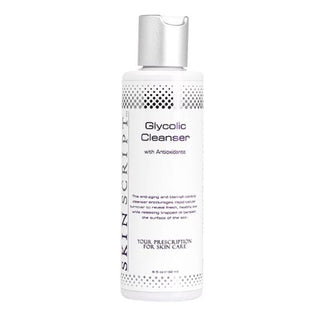 Glycolic Cleanser bottle on a white background